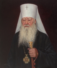 Portrait Of Metropolitan Krutitsa And Kolomna Yuvenaly - oil, canvas
