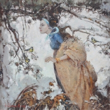 Winter - oil, canvas