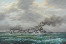 Towards The Destiny - oil, canvas