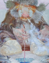 Fisherman - oil, canvas