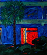 Library - oil, canvas