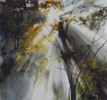Light - watercolor, paper