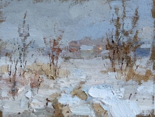 Light - oil, cardboard