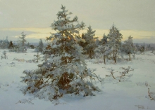 Winter - oil, canvas