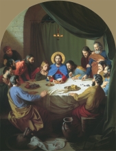 The Last Supper - oil, canvas
